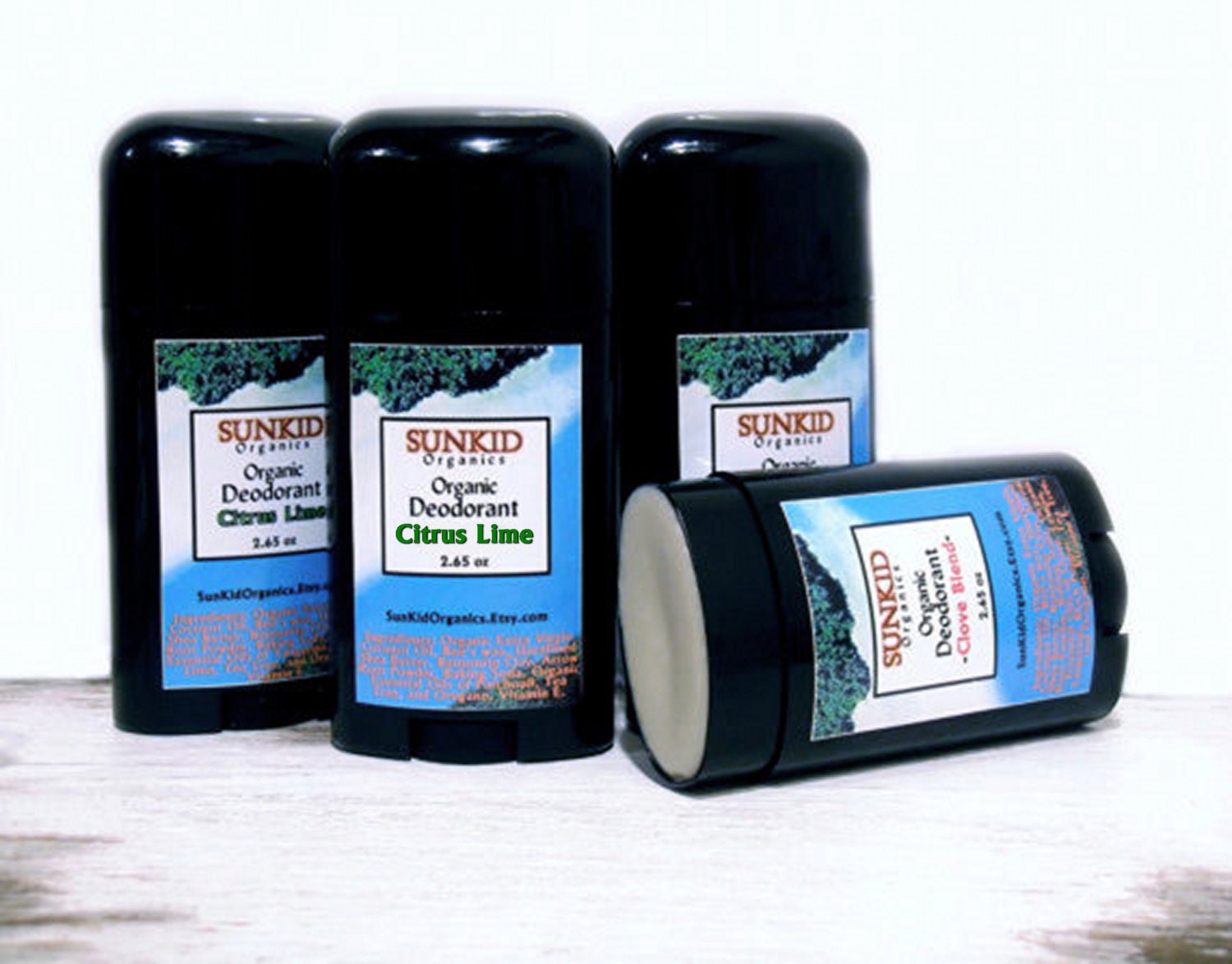 Organic Deodorant Citrus Lime Essential Oil Deodorant