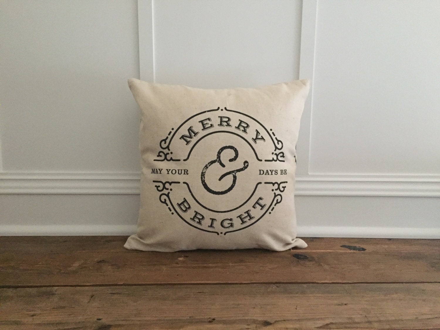 Merry & Bright Pillow Cover