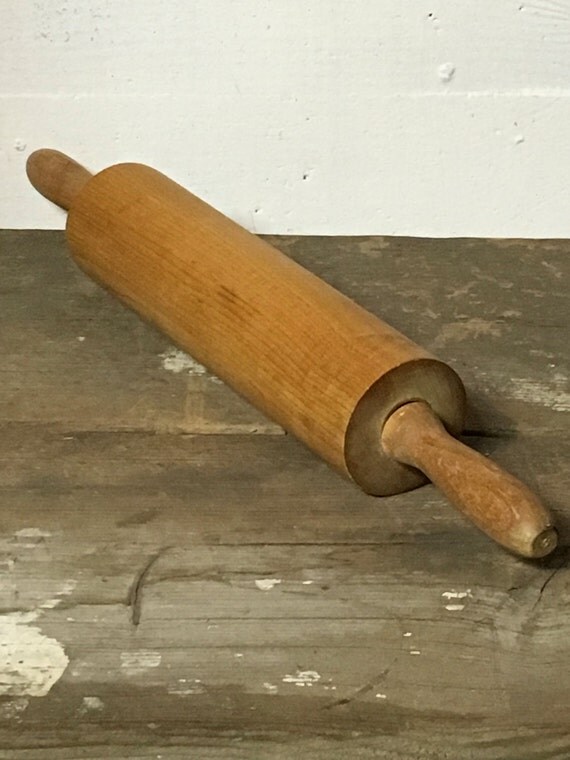 Large Rolling Pin Vintage Wood Rolling Pin Vintage Bakeware