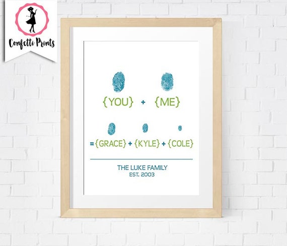 Mothers Day Gift | Fathers Day Gift | Modern Family Tree Poster - FAMILY ADDITION | Printable | Diy Mothers Day Gift | Diy Fathers Day Gift Il_570xn
