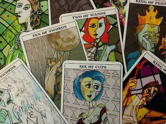 Greek Mythology Tarot Deck Tarot Cards Cubism inspired