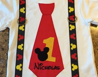 Mickey Mouse Birthday Shirt. Mickey Birthday Shirt. Mouse Personalized Shirt.