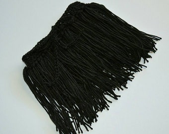 Crochet Fringe Skirt Fringe Romper Flapper Skirt Photo Prop Custom Made Toddler Girl Flapper Costume