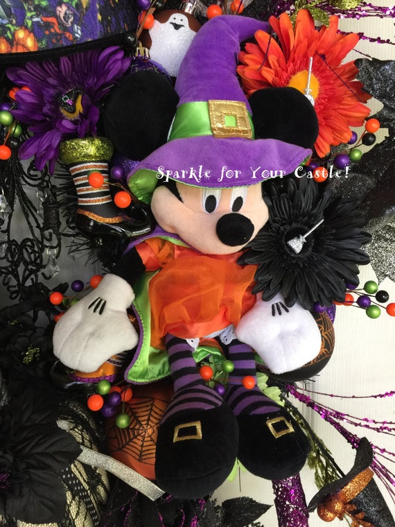 mickey minnie halloween plush