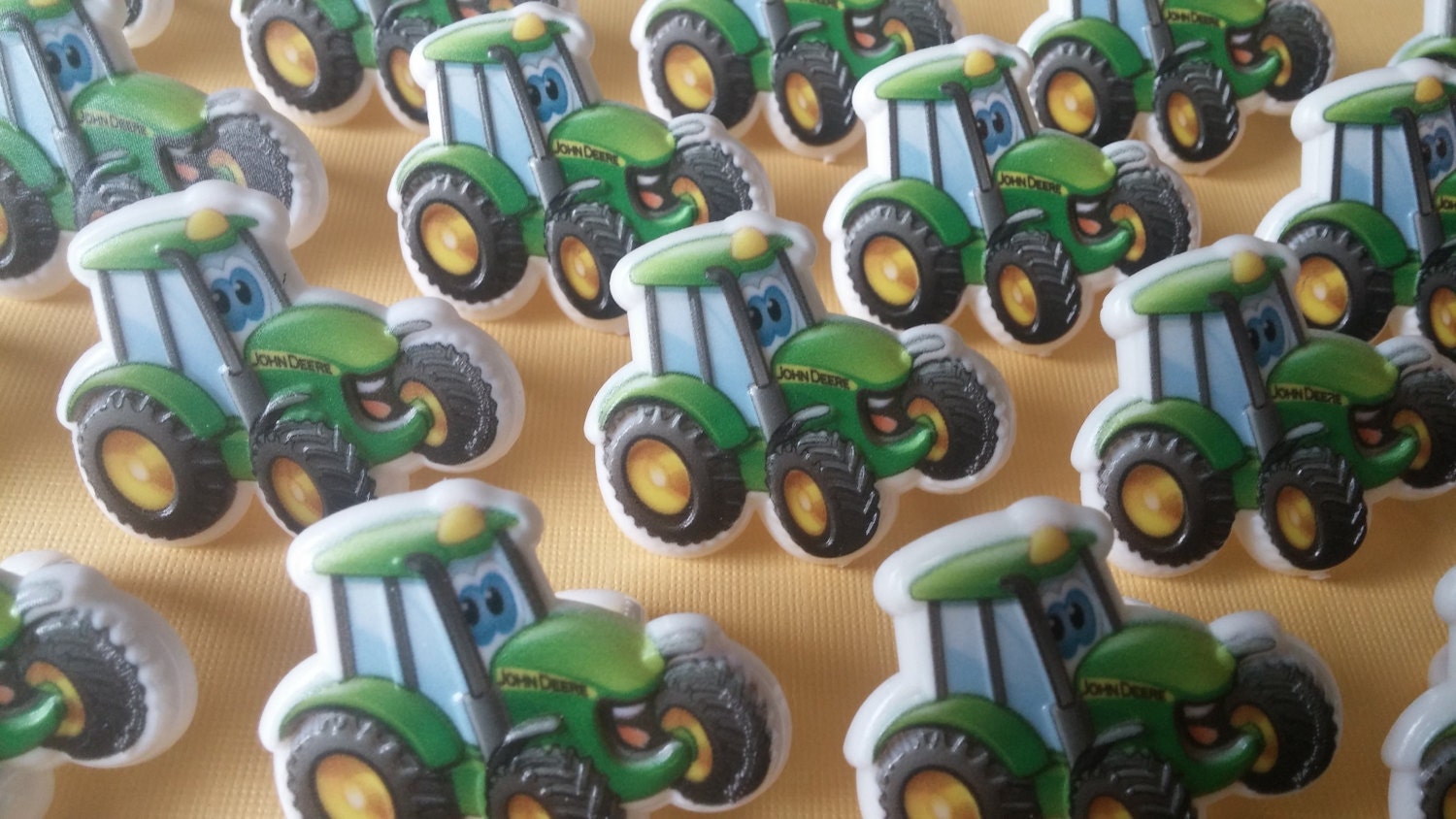 It is a graphic of Intrepid John Deere Cupcake Toppers It is a picture of Intrepid John Deere Cupcake Toppers