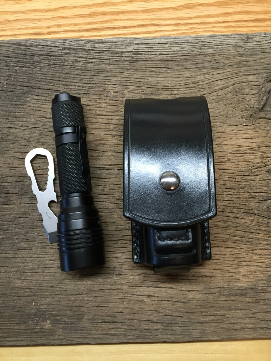 Reserved for David Leather flashlight and multi tool Pouch