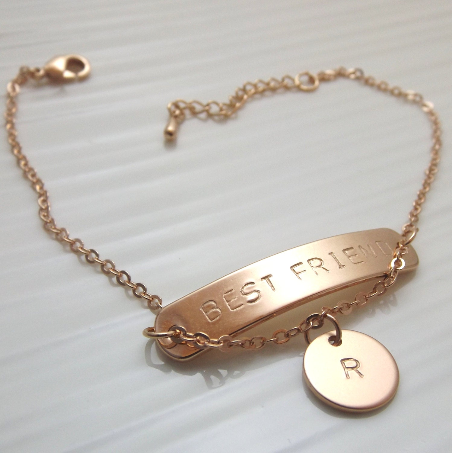 Rose gold best friend braceletbest friend gift ideabest