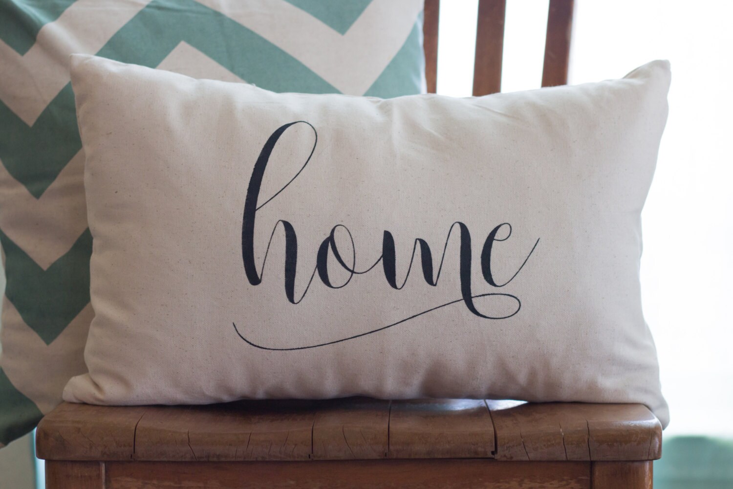 Natural Canvas Pillow Cover rustic shabby chic by YellowRoseSigns