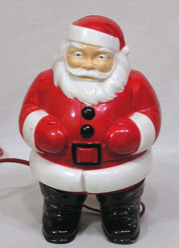 Vintage Hard Plastic General Products Figural Santa Claus