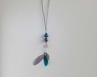 Dream catcher turquoise necklace