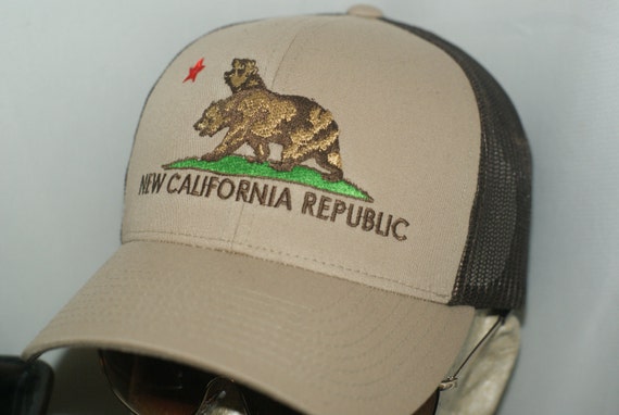 NCR Hat New California Republic Brown Tan Trucker Snapback