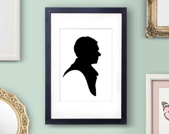 Sherlock silhouette | Etsy
