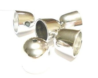 Silver Scarf Ring Caps Ends For Decorate At End of Scarves with Jewlry S01808 20pcs