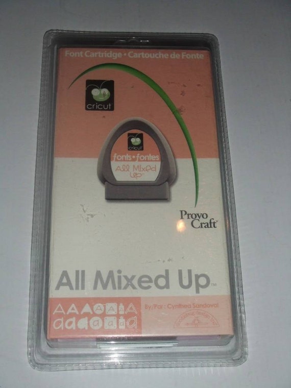 Cricut Cartridge All Mixed Up ORIGINAL Cartridge Brand New