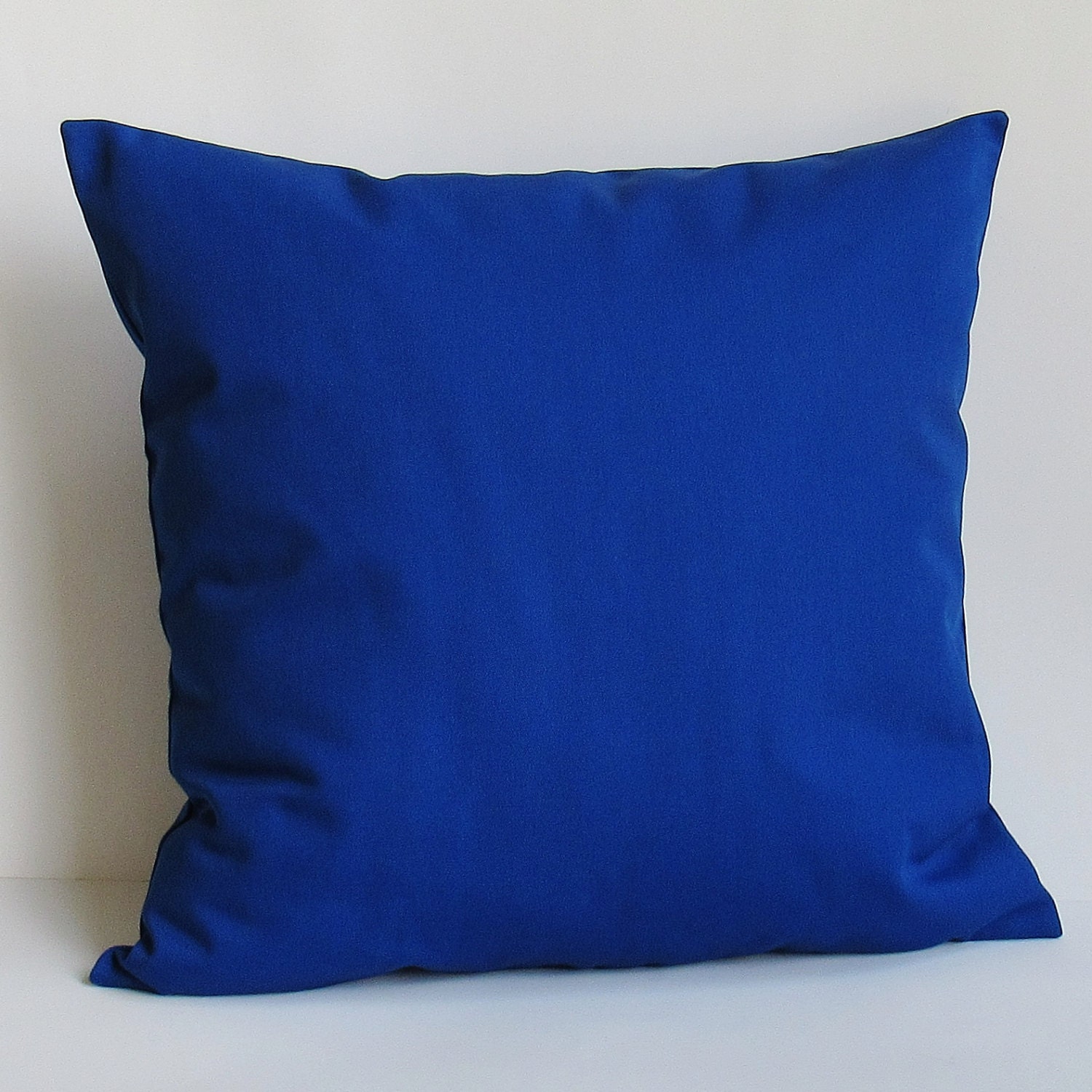 Royal Blue Cobalt Pillow Cover Decorative Throw Accent Sofa