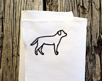 Dog Pocket Square, Dog Breed Customizable Hankerchief, Puppy Dog Handkerchief, Furbaby Gift, Custom Dog Lover Gift, Ideas for Pet Owners