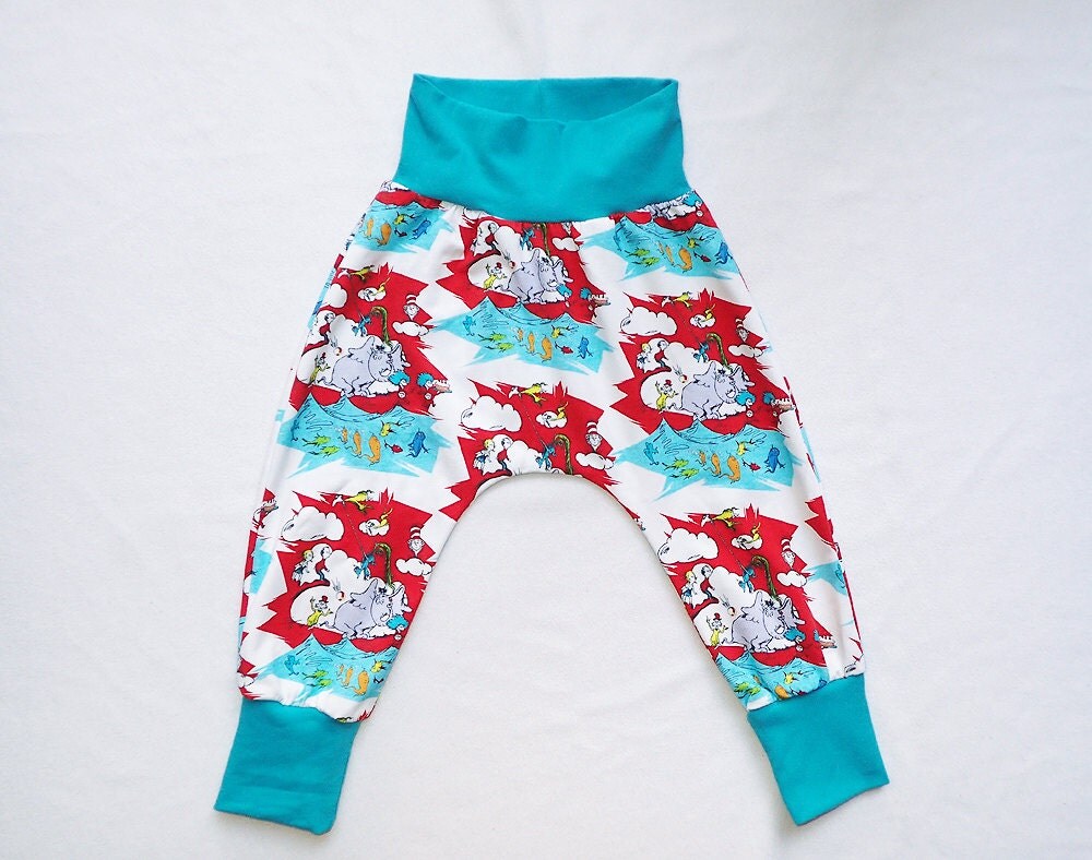 Baby Harem Pants Dr Seuss 0 to 24 months Cat in the Hat