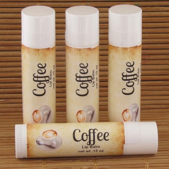 Coffee Flavored Lip Balm Handmade All Natural Lip Balm