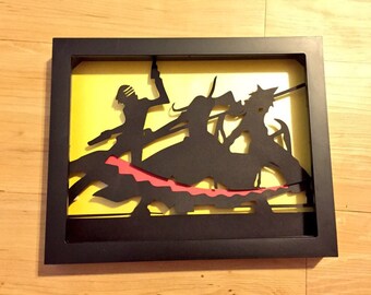 8x10 Soul Eater Silhouette