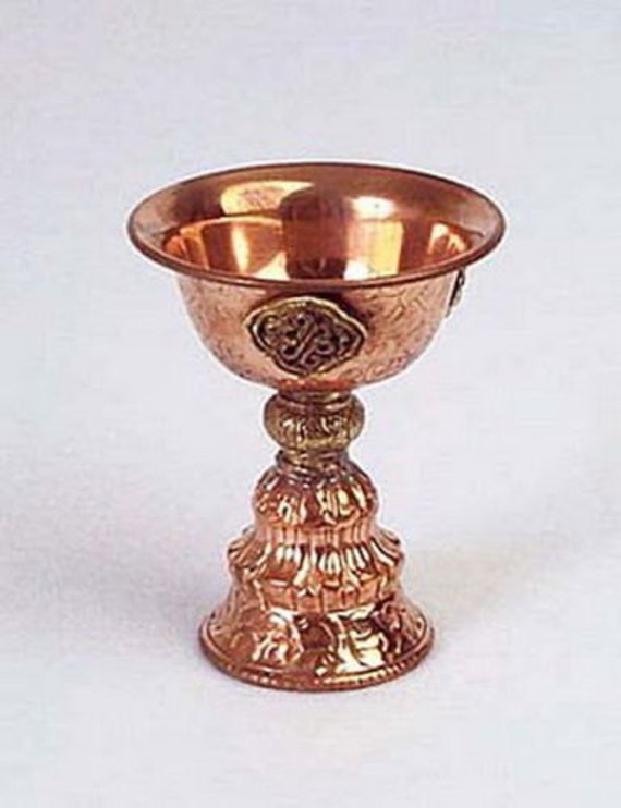 Copper butter lamp of Tibetan Buddhism. by Thaicadetshop ...