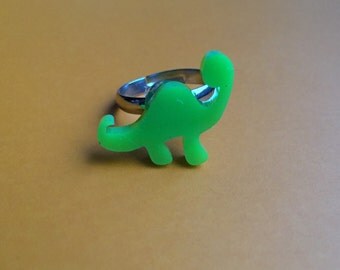 Green Dinosaur Ring