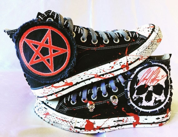 converse shoes pentagram