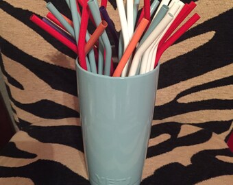 Stainless steel powder coated colored straw! Fits Yeti-RTIC-Ozark rambler-custom-summer-gift-Mother's Day