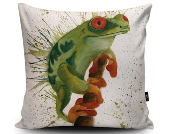 frog cushion cover