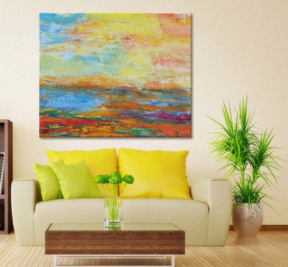 Abstract Painting Large Canvas Art Oil Painting by GeorgeMillerArt