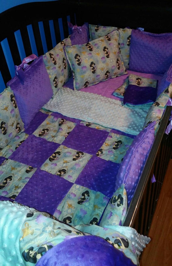 Disney Princess Jasmine crib set 9 piece Ready to ship On
