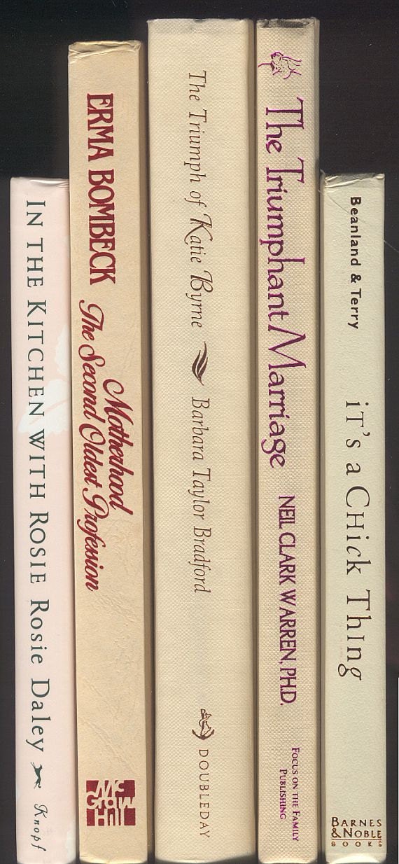 Luscious Cream Books set of 5 ivory vanilla by CalhounBookStore