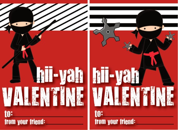 Printable Valentine Cards Ninja