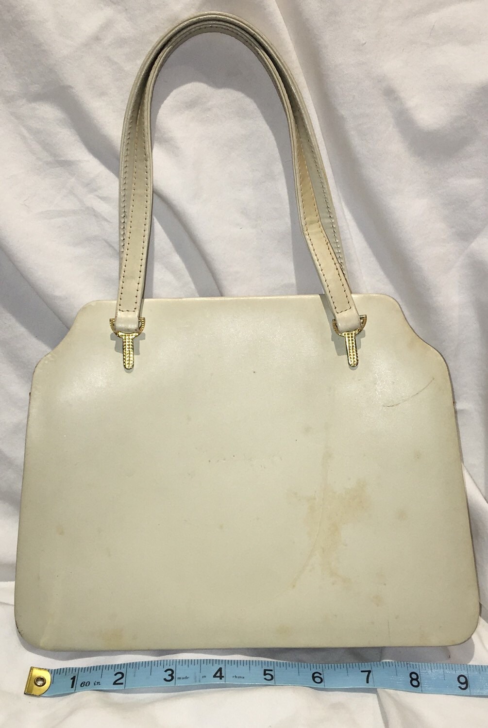 Vintage Needlepoint Purse 1950s Handbag