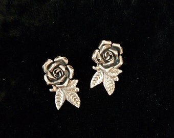 Vintage Peruzzi Silver Earrings #42