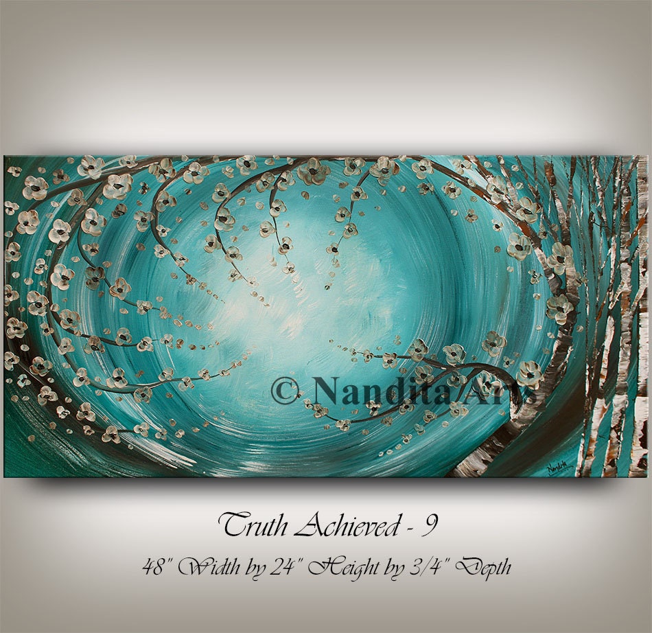 LARGE OIL PAINTING Wall Art Canvas Art Wall Decor Original