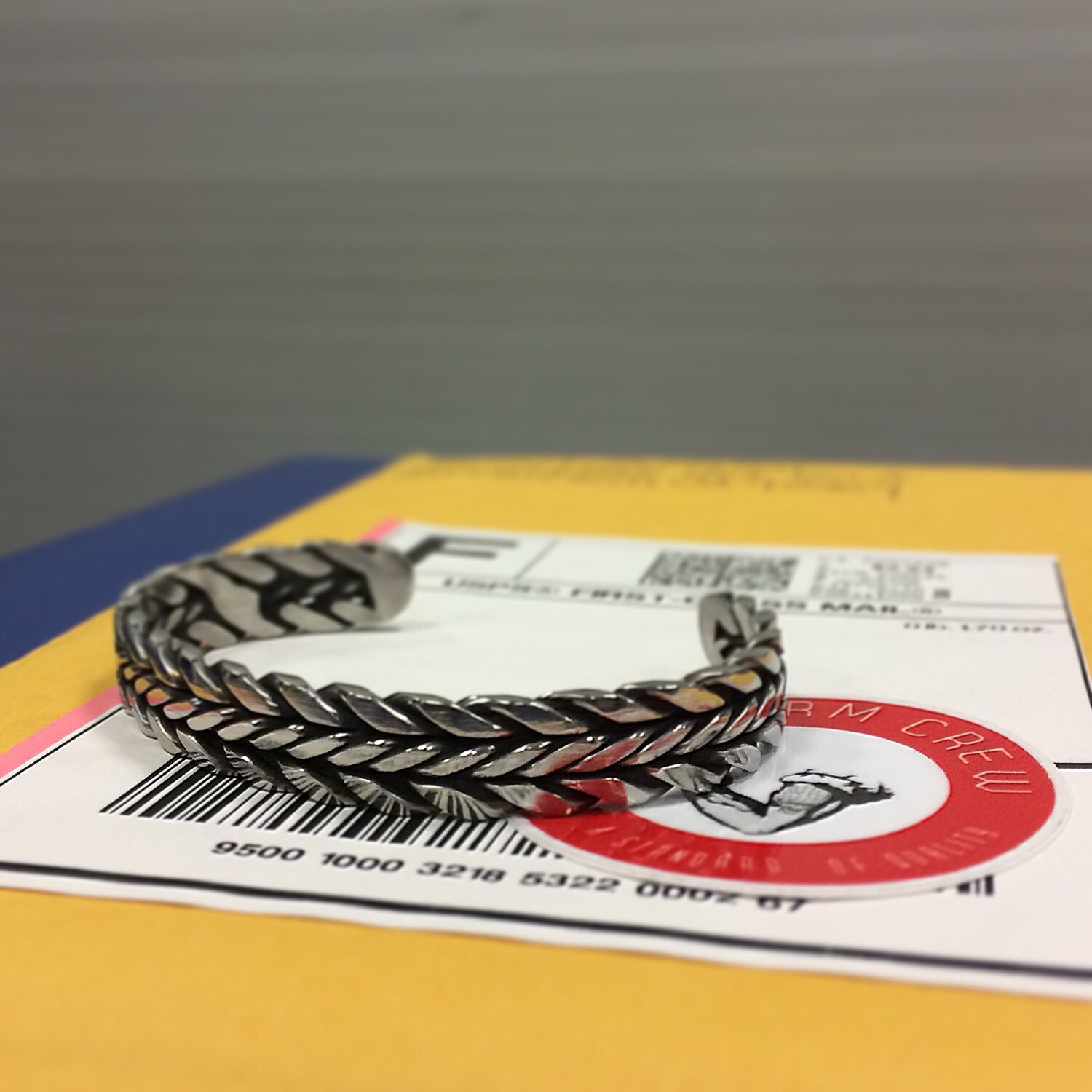 Stainless Twist Welder Bracelet by BigWeldJohnnyRay on Etsy