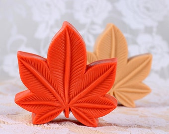 Large Maple Soap Mold Flexible Silicone Mould For Handmade Soap Candle Candy Cake Fimo Resin Crafts stampi per resina Sugar Mold making tool