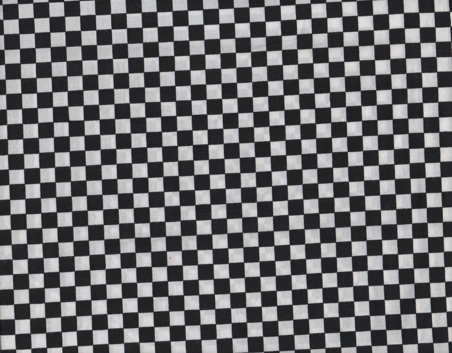 Checkerboard Fabric - Black and White Checks - 3/8