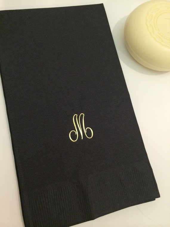 50 Personalized Hand Guest Towels Paper Dinner by MemorableWedding