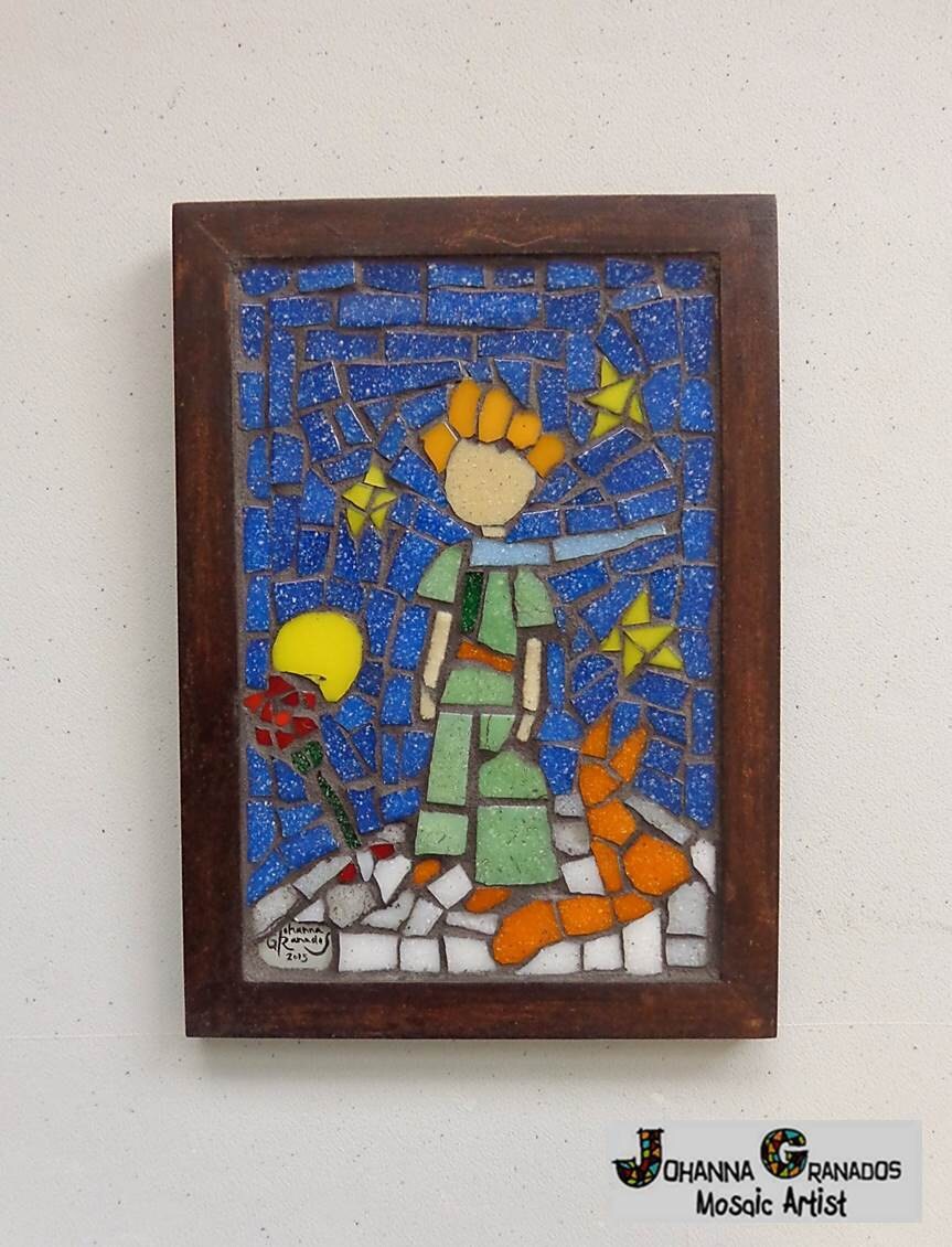 Mosaic Wall Art Little Prince Wall hanging Home decor