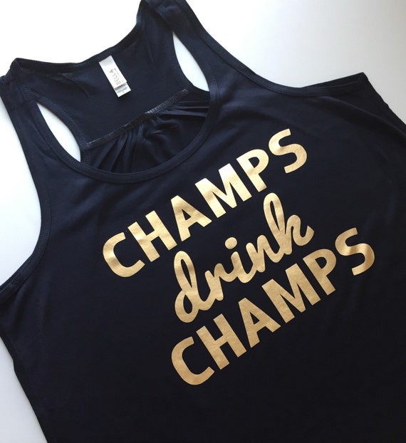 champs drink champs graphic razor back shirt
