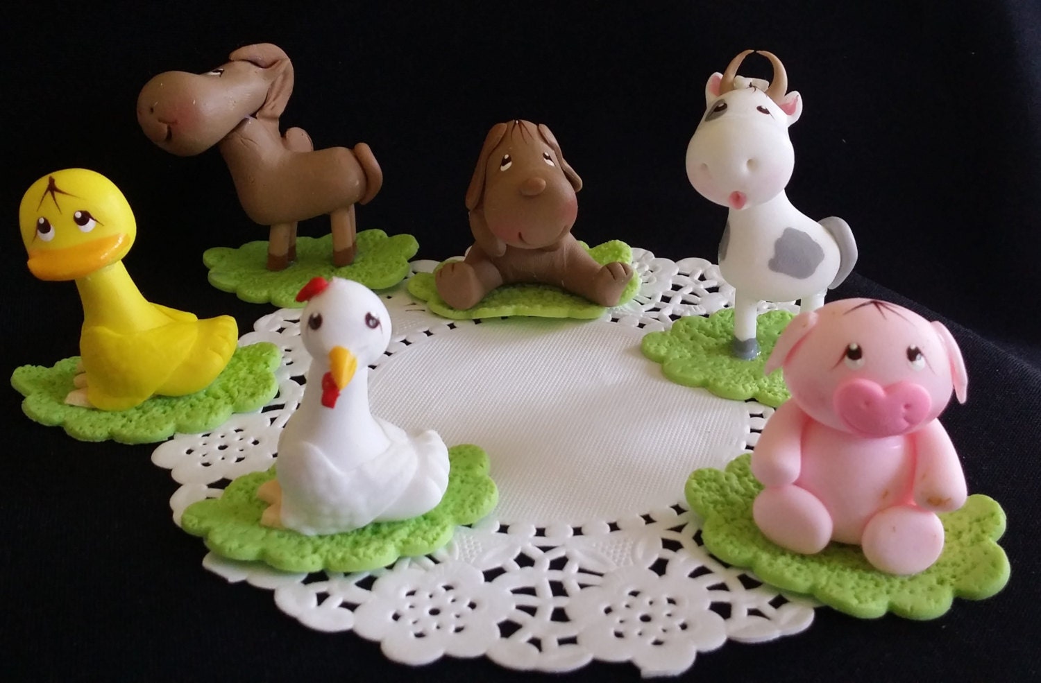 Farm Birthday Cake Topper Farm Birthday Barnyard Birthday