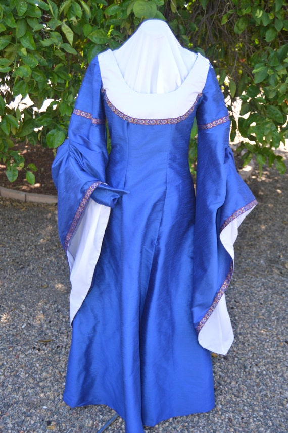 Renaissance Gown Wedding Medieval Cotehardie Kirtle Dress SCA