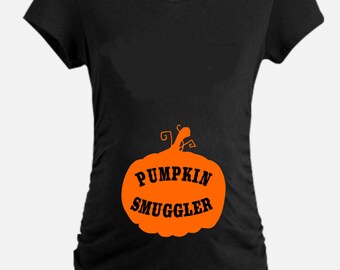 Pumpkin Smuggler Maternity T Shirt