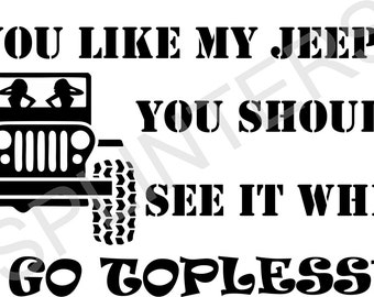 Jeep Girl SVG File