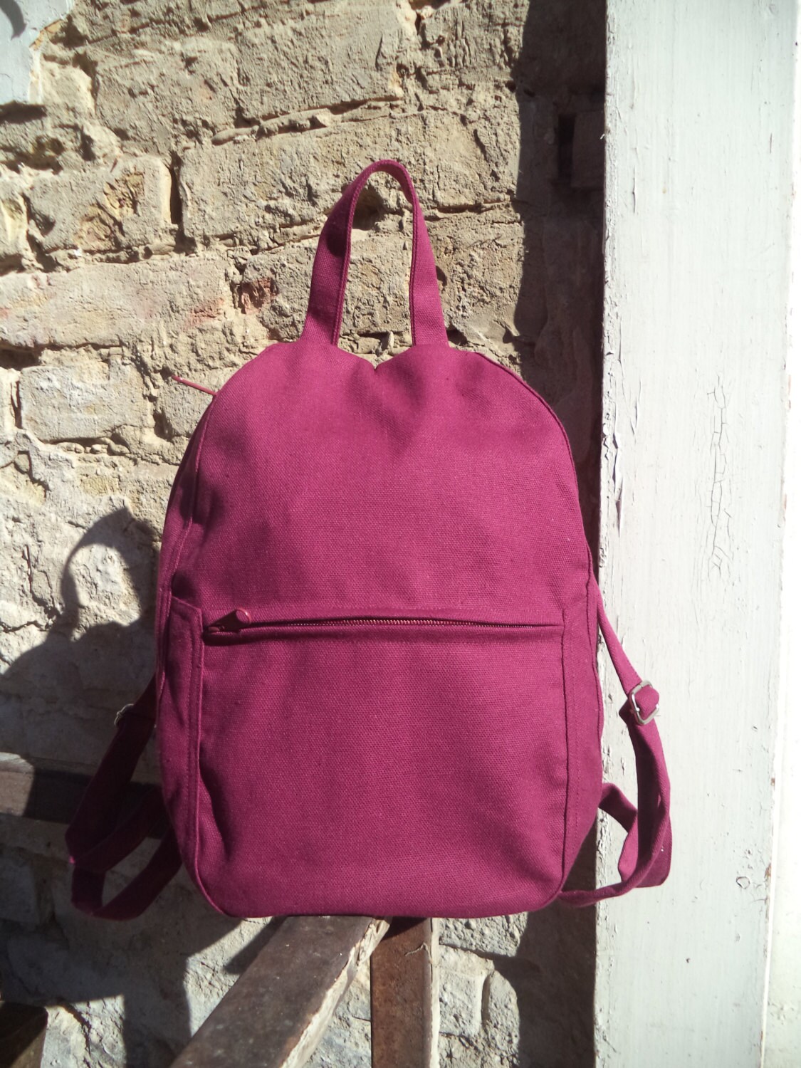 Canvas small backpack