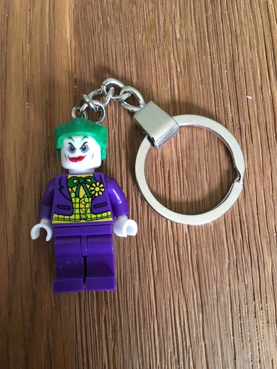 joker keychain lego