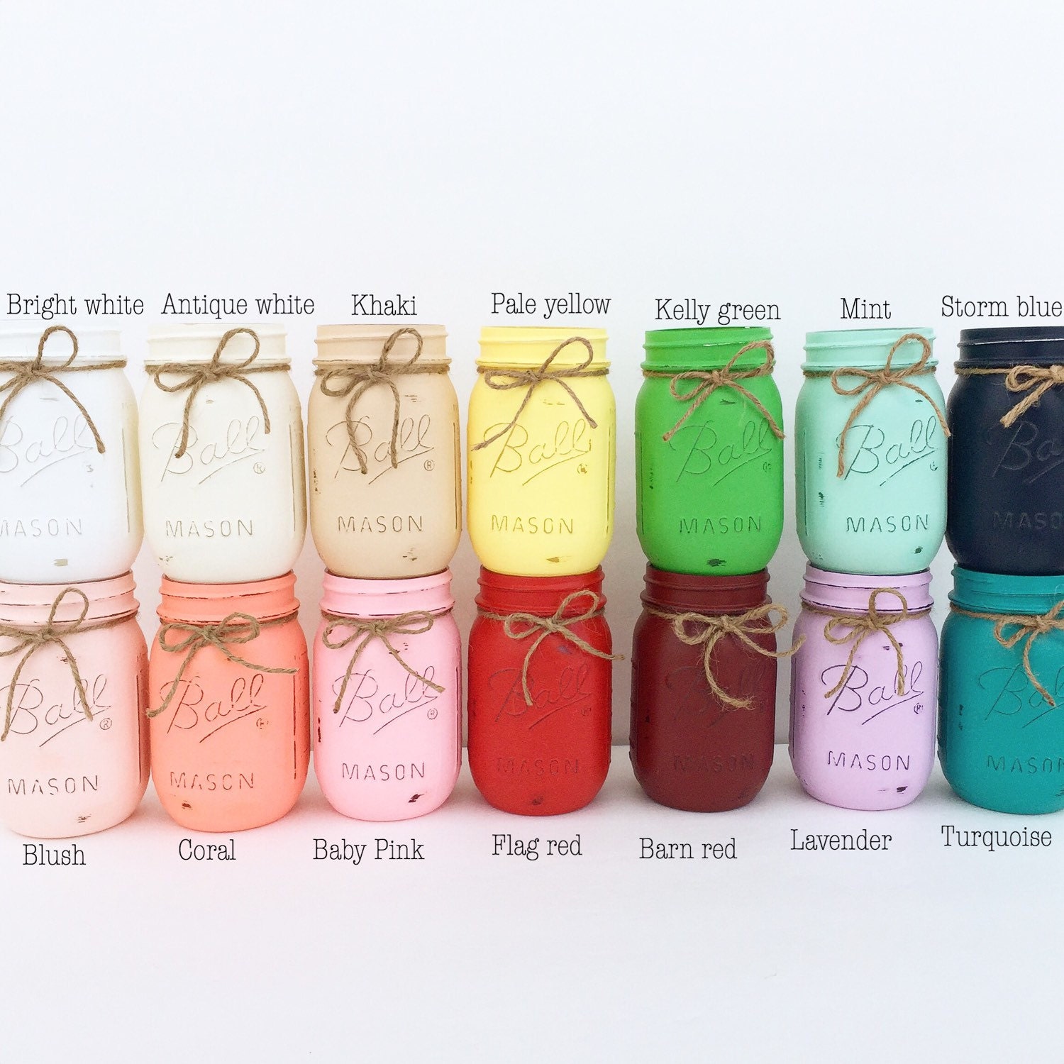 Mason Jar Bathroom Set Mason Jars Bathroom by MidnightOwlCandleCo