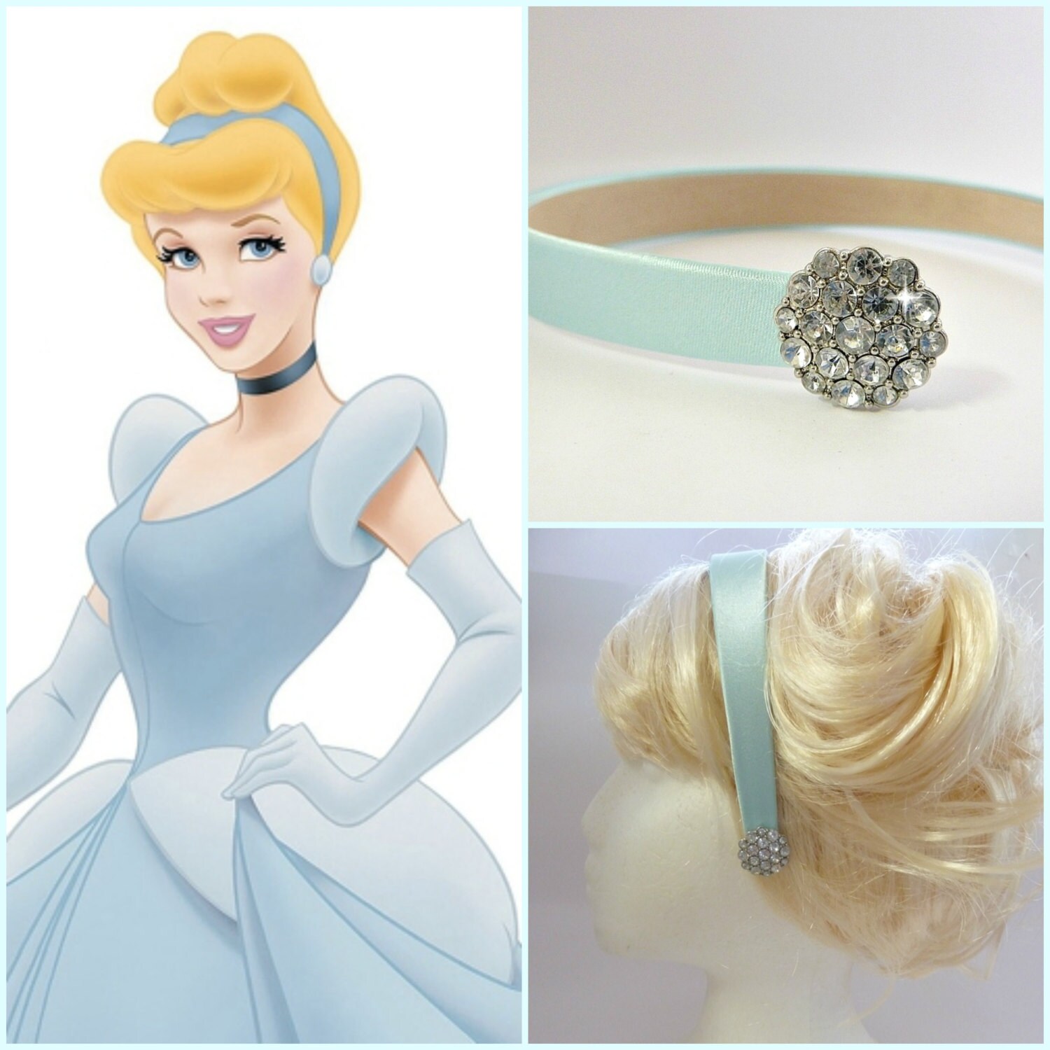 CINDERELLA HEADBAND Great Accessory for Cinderella Costume