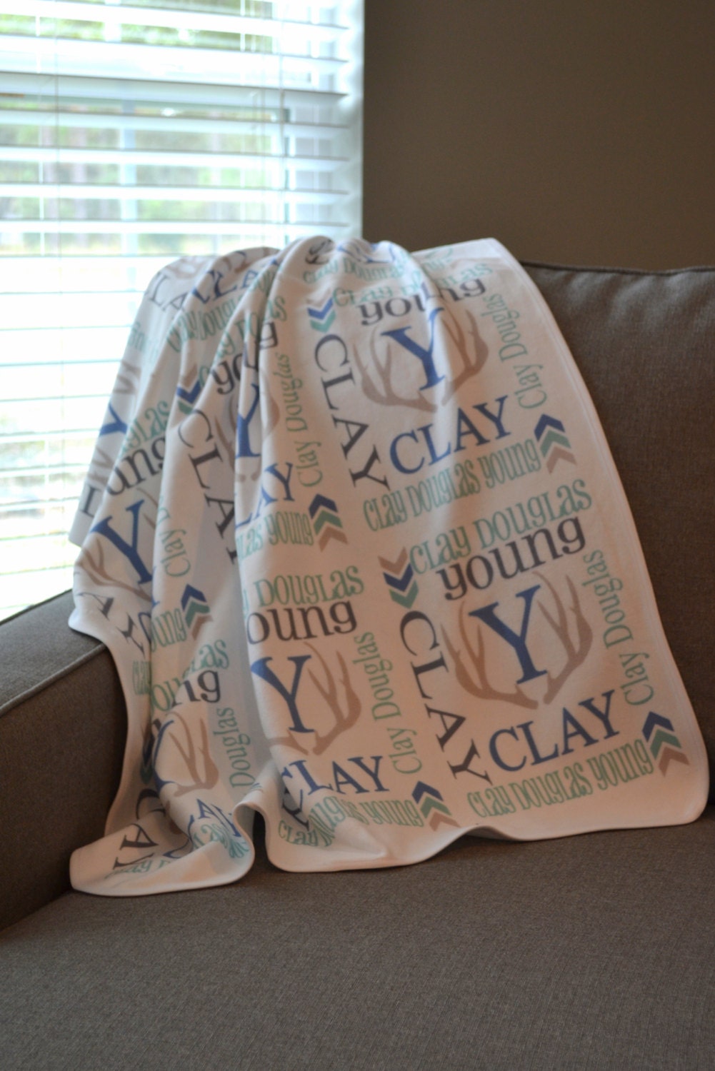 Sublimated Fleece Blanket Personalized Blanket Baby